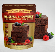 Blissful Brownies, rich bakery-style brownie mix.