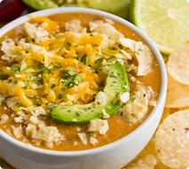 Chicken Enchilada Soup.