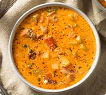 Salmon Chowder Soup.