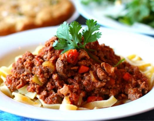 Hearty Bolognese Sauce.