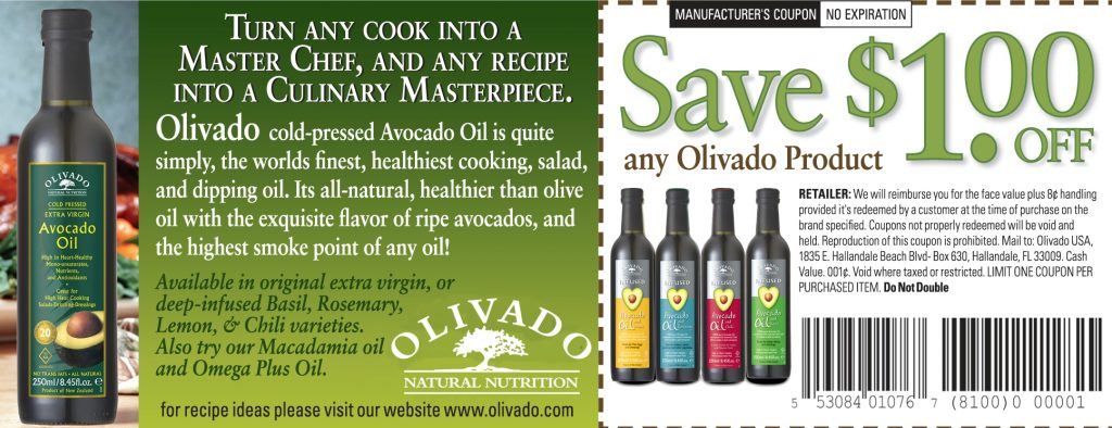 Olivado Avocado Oil coupon