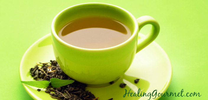 green tea burns fat