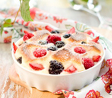 Raspberry Custards
