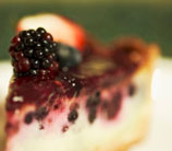 Cheesecake with Shortbread Crust & Fresh Raspberries (Low Carb, Gluten Free)