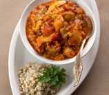 Curry Lamb with Tomatoes, Pine Nuts & Raisins