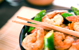 Sichuan Shrimp with Mung Bean Noodles