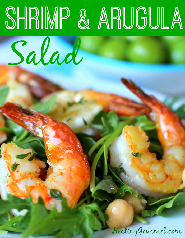 Shrimp and Arugula Salad Recipe - Healing Gourmet