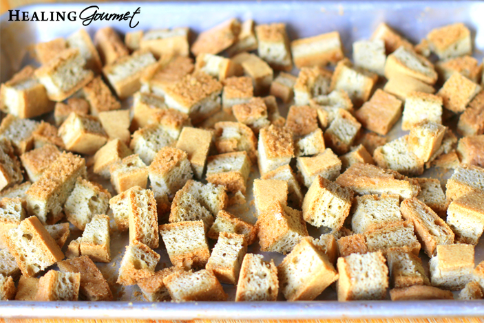 Image of Toasted Keto Croutons