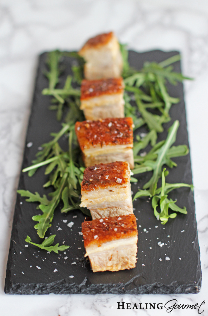 perfect pork belly recipe in 75% less time