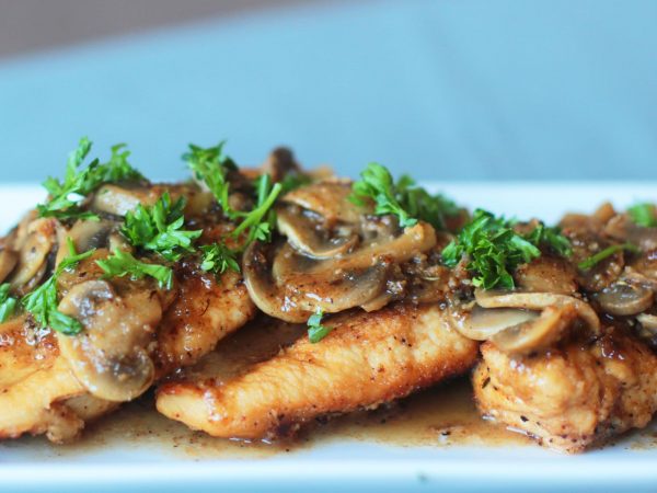 Image from a post with the title: Paleo Chicken Marsala (Low Carb, Gluten-Free, Instant Pot + Stovetop Options).
