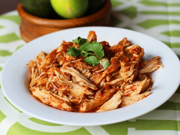 Image from a post with the title: Two-Ingredient Instant Pot Pulled Chicken (in 10 Minutes!).
