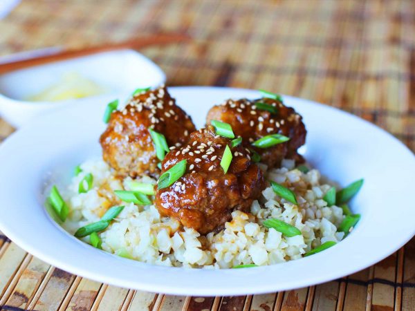 Image from a post with the title: Instant Pot Teriyaki Meatballs.