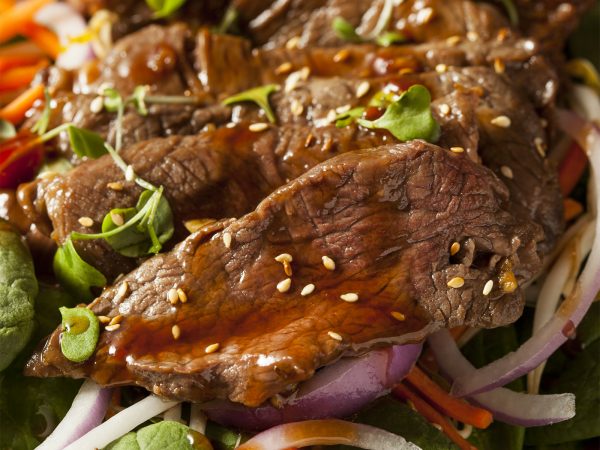 Image from a post with the title: Thai Beef Salad.