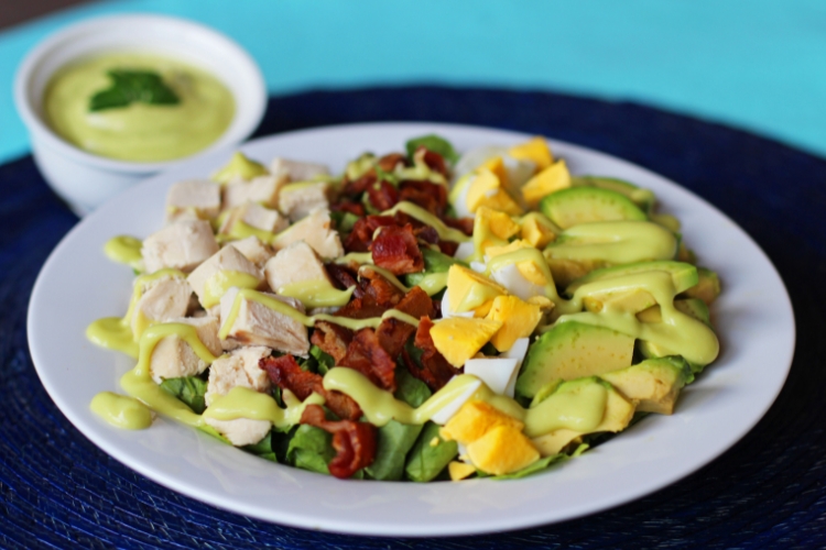 Easy Keto Paleo Cobb Salad Recipe