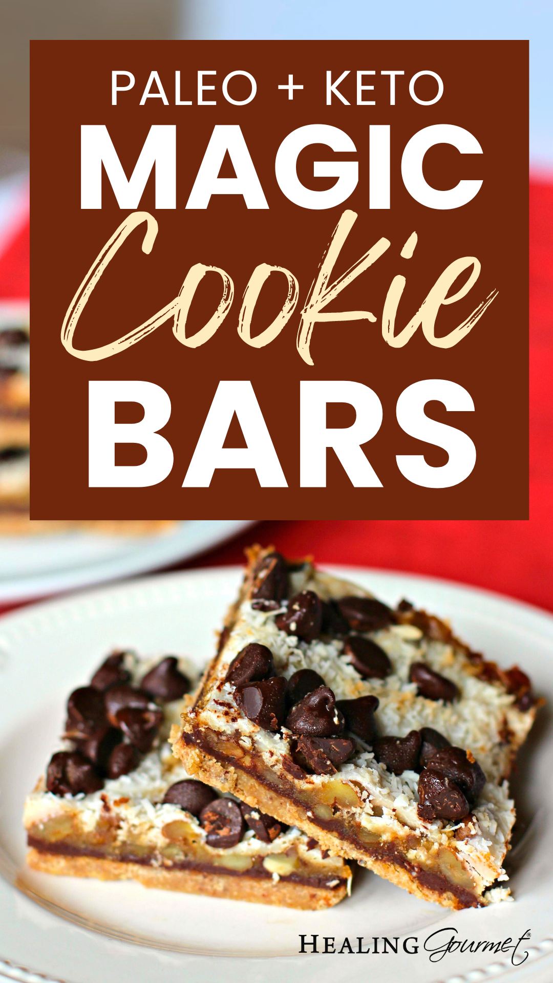 Keto Magic Cookie Bars