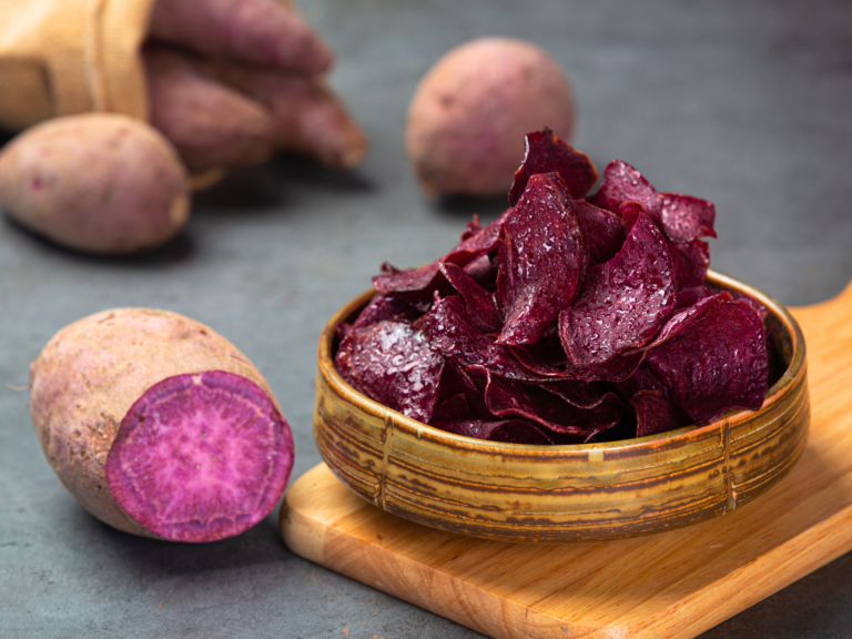 Decoding Tubers Finding the Best Sweet Potatoes and Yams for Your Digestion and Blood Sugar_Purple Yam Chips