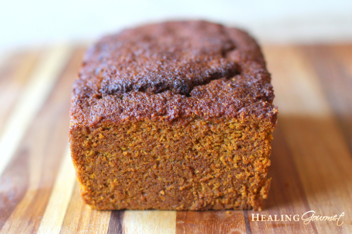 Keto Pumpkin Bread_Healing Gourmet_Recipe Image