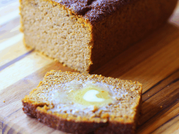 Image from a post with the title: Keto Pumpkin Bread.