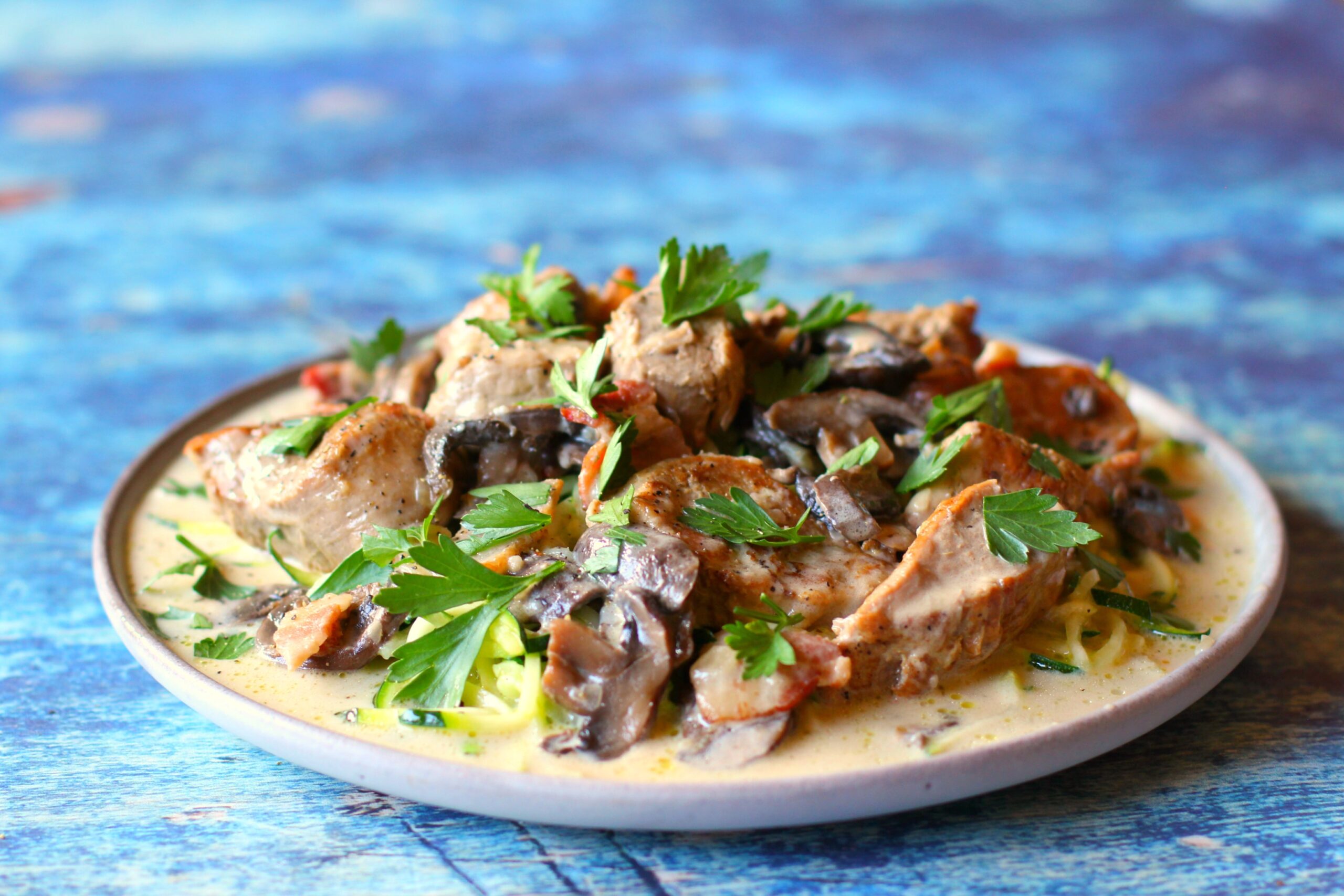 Instant Pot Pork Stroganoff – Healing Gourmet pin image